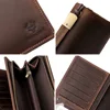 HUMERPAUL Men Wallets Genuine Leather Male Long Clutch with Phone Pocket RFID Blocking Cards Holder Large Capacity Storage Bags 5