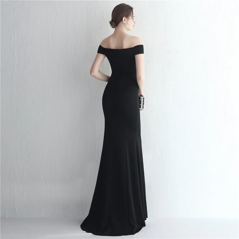 Women's  Off Shoulder Mermaid Formal Party Dress Evening Gowm