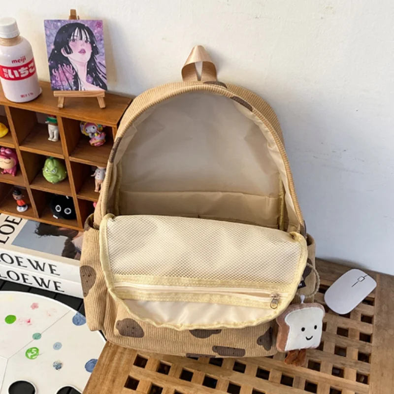 Zaino Personalizzato In Velluto A Coste Con Nome Ricamato – 40x28x12 Cm – Per Bambini, Ragazzi, Regalo Unico - 2