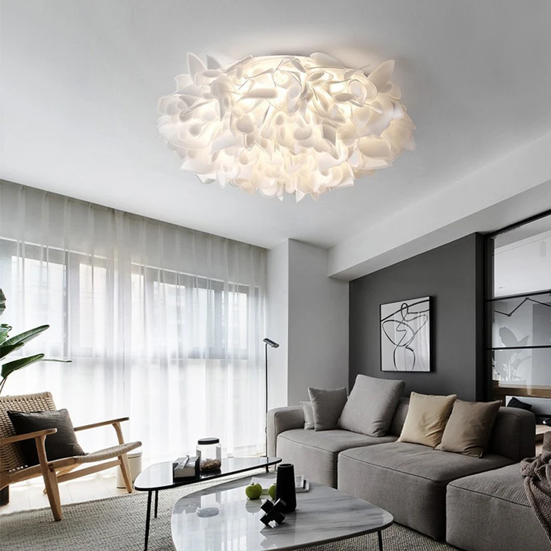 Plafoniera Moderna A Cerchio Con Cristalli Acrilici K9 - Lampadario Per Camera Da Letto E Soggiorno