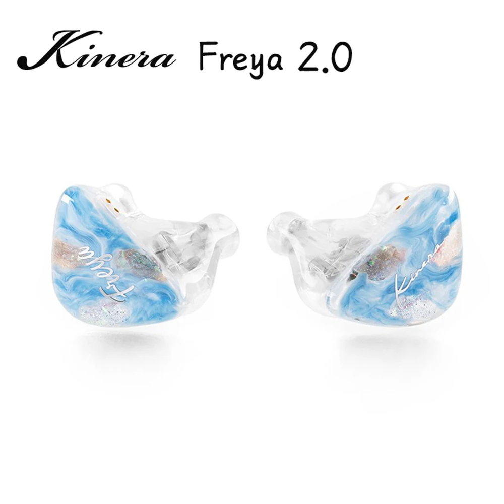 Kinera Freya 2.0 HIFI in-Ear Earphone 1DD+3 Knowles BA Hybrid Driver IEMs Monitor Headphone with Detachable 0.78mm 2pin Cable