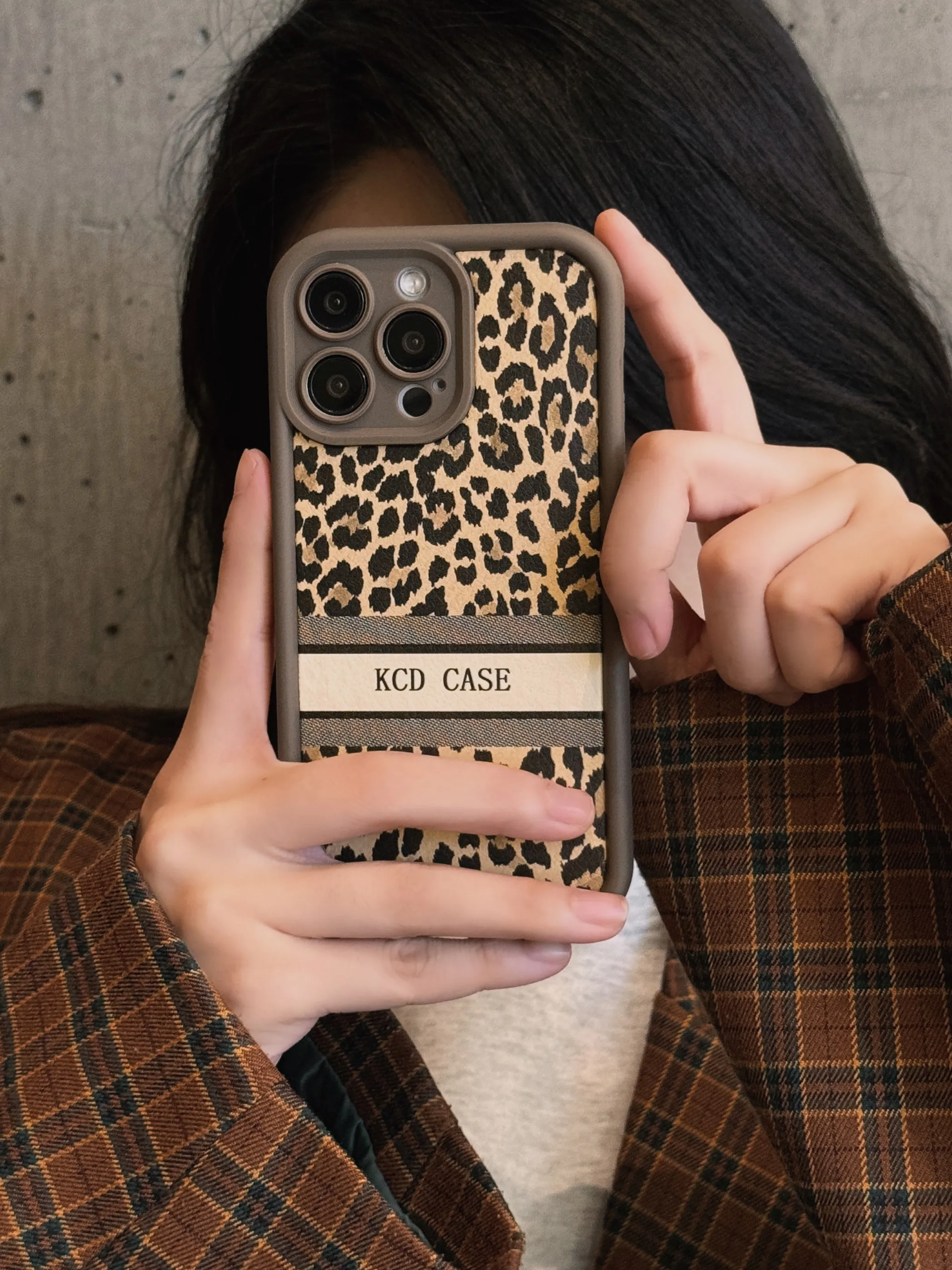 Chic Brown Leopard Pattern Soft Silicone Phone Case Cover