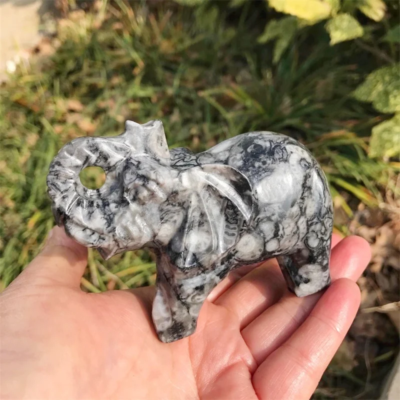 1 шт., резьба в виде слона