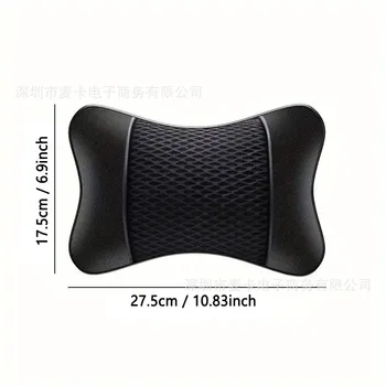 Feriales Ergonomisches Auto-Kopfstützenkissen – Edition 2026 – Atmungsaktiver 3D-Netzstoff für optimale Nackenstütze & Entspannung im Fahrzeug 2