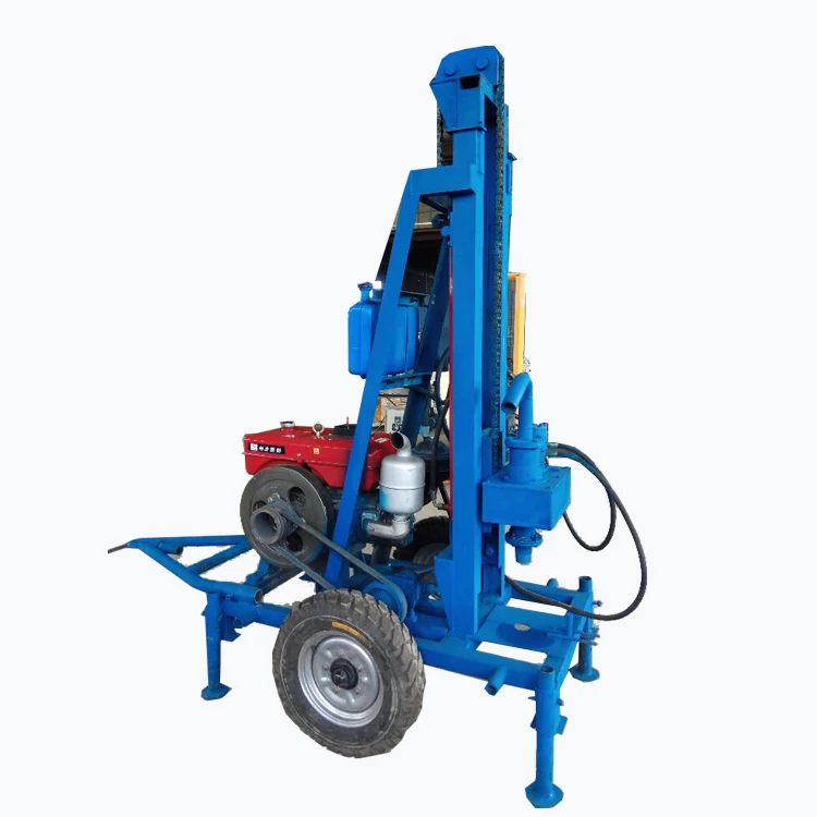 

150 Meters Depth Diesel Engine Portable Dth Water Well Drilling Rig Small Bore 200M Cheap Small Water Well Drilling Rig Machine