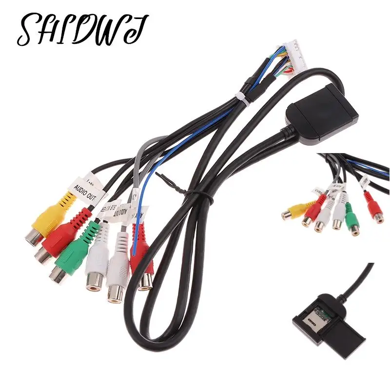 Spina 20 P Autoradio Uscita Rca Cavo Aux Cablaggio Connettore Adattatore Cavo Subwoofer 4G Slot Per Scheda Sim Cavo Autoradio