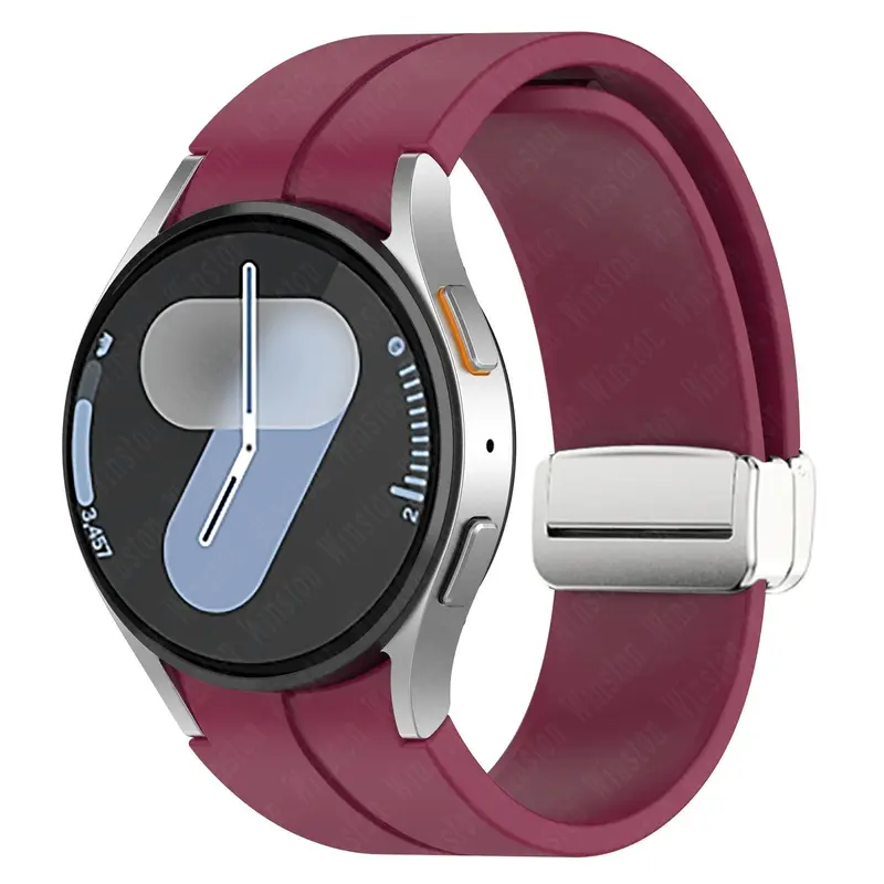 Magnetic Silicone Strap for Samsung Galaxy Watch 7 6 5 4 40mm 44mm 5Pro 45mm Band Bracelet for Galaxy Watch 6 4Classic 43mm 47mm - Image 26
