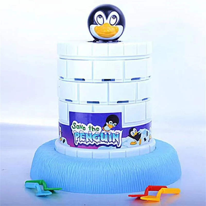 Children's Toys Save Little Penguins Wall Breaking Table Board Games Multiplayer Interactive Party Desktop Games Toys for Kids 4