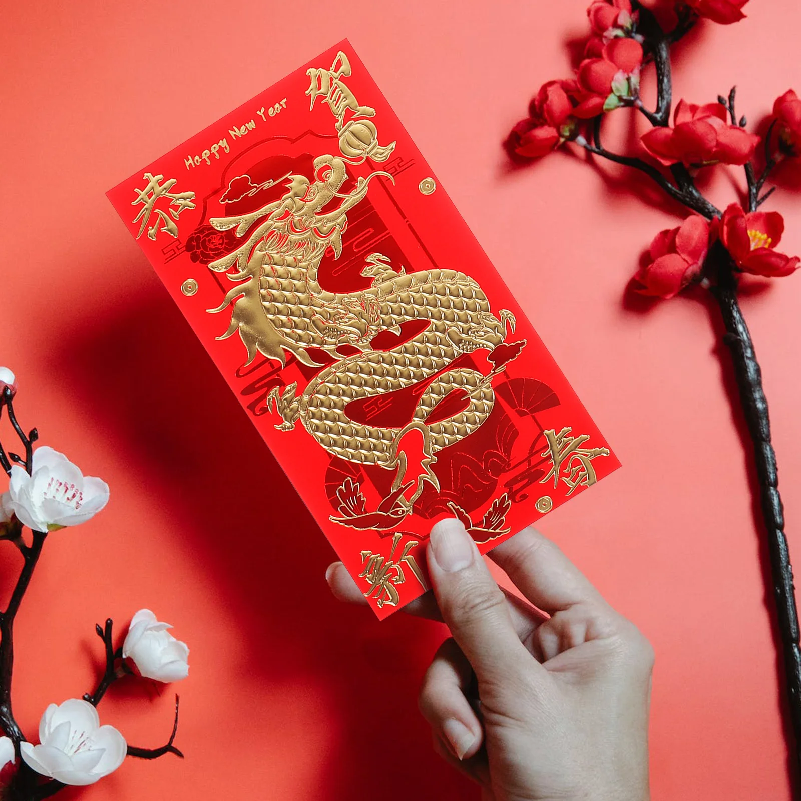 New Year Red Envelopes Lucky Money Bless Red Pockets Year Chinese Spring New Year Wedding Ceremony Decorations