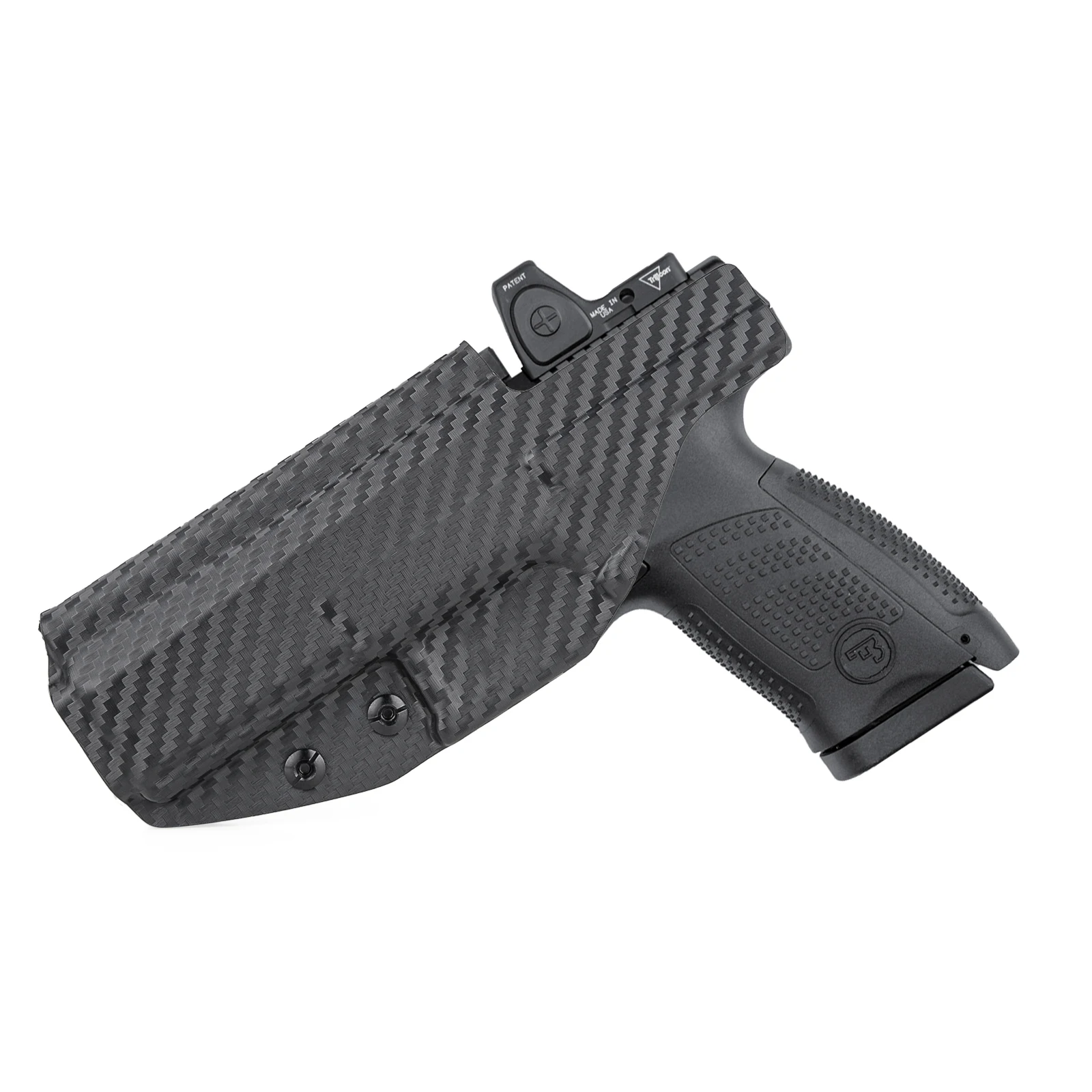 IWB Kydex Holster for CZ P10 S C F SC P10S P10C P10F P10SC Red Dot Optics Cut Appendix Inside The Waistband Concealed Carry 3