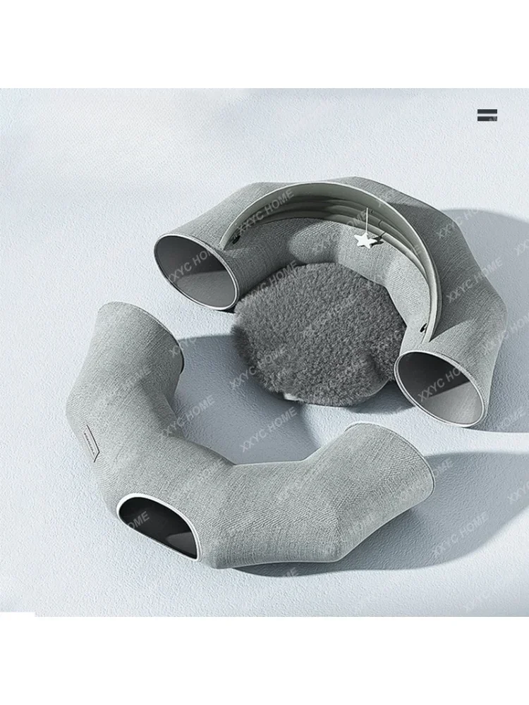 Cat Tunnel Cat Nest Rolling Dragon Channel Maze Foldable Four Seasons Universal a Facility for Children to Bore