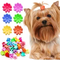 50PCS  Dog Hair Accessories Hair Clips for Small Dogs Colorful Cute Crown Hairpin for Dog Girls Pet Hair Grooming Dog Supplies 1