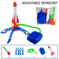 Children's Outdoor Air Rocket Launcher Set - Foot - Powered Soaring Fun Toy (Rocket 1pcs)