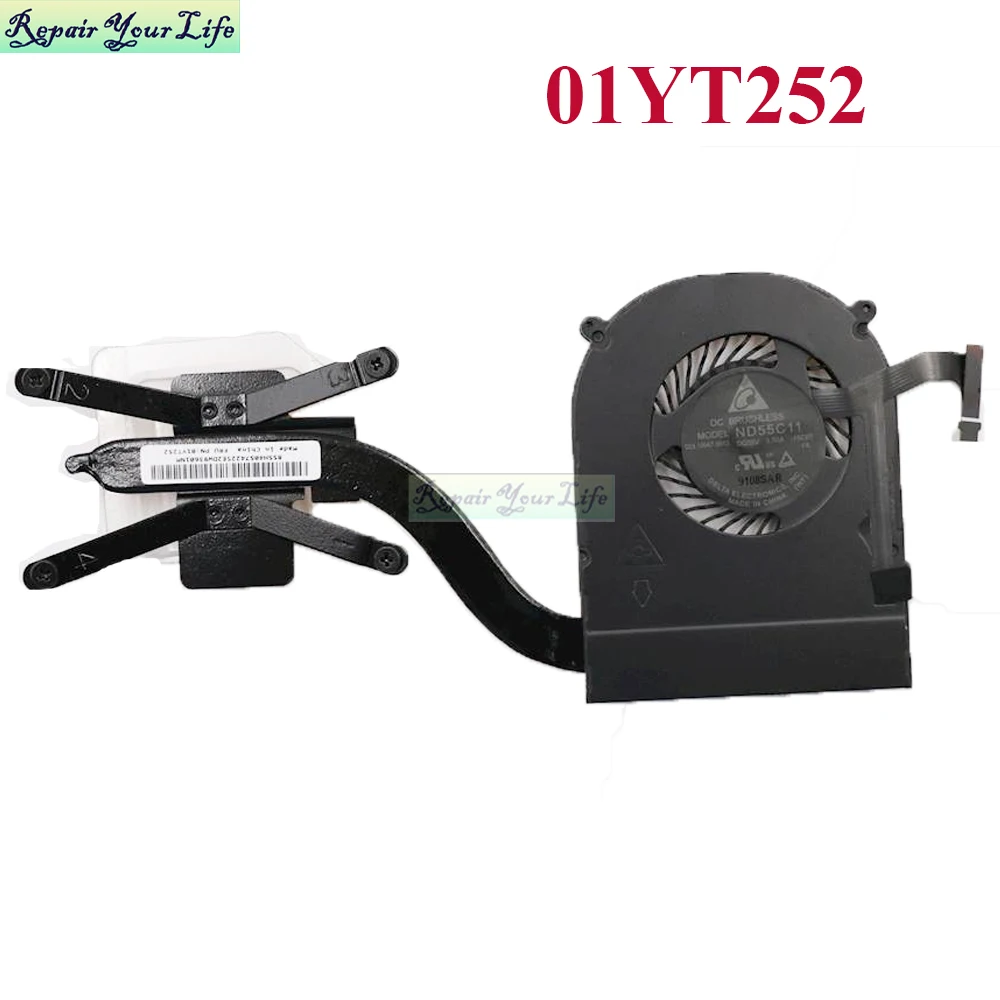 Original 01yt252 Cpu Ventilador do Dissipador de Calor para Lenovo Thinkpad x1 Carbono 4th Gen Yoga 2nd 3rd Cooler Radiador 01ax999 00jt800 01aw976