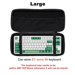 Durable Dustproof Protective Keyboard Storage Case (Grey - L)