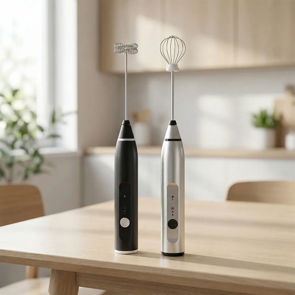 Portable Electric Milk Frothers Handheld Blender USB Mini Coffee Maker Whisk Mixer Cappuccino Cream Egg Beater Food Blender 1