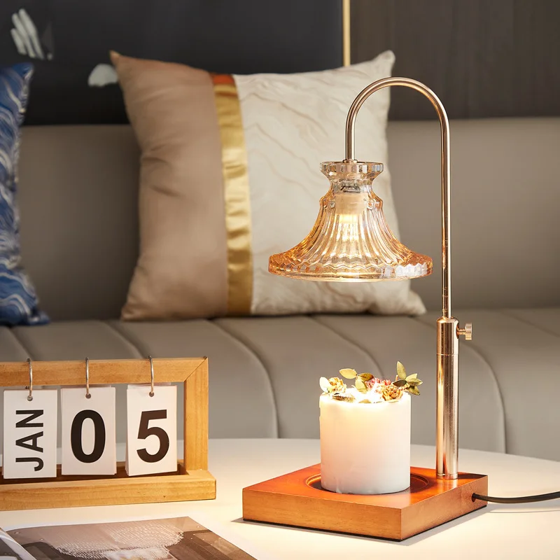 

Dimmable Candle Warmer Lamp Wax Melter Electric Candle Warmer Lamp US Plug with Bulb Aromatic Candle Holder Gift for Home Office