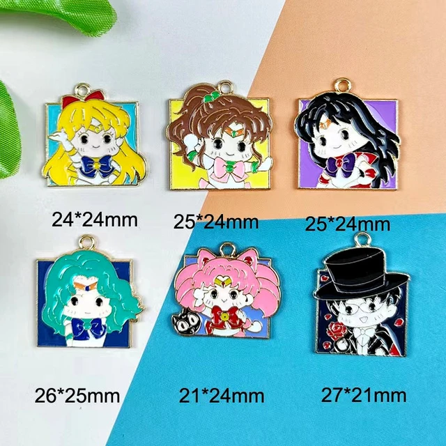 10pcs Classic Lovely Cartoon Characters Enamel Charms Metal Charms For  Keychains Earring DIY Jewelry Making Handmade Craft - AliExpress