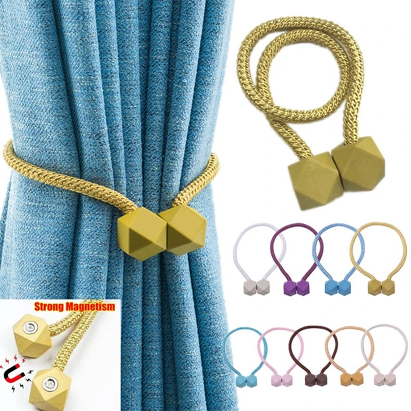 2 Pcs Curtain Tieback Multifaceted Ball Curtains Buckle Tie