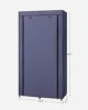 SONGMICS Portable Closet, 34.6 Inch Large Capacity Wardrobe Closet Organizer with Fabric Cover, Hanging Rods and Shelves 6