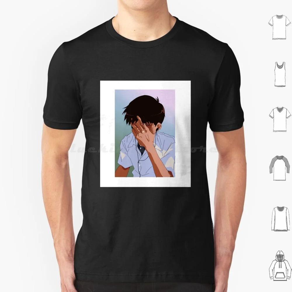 Ikari Shinji (Biondo) T Shirt Big Size 100% Cotone Ikari Ikari Shinji Shinji Shinji Eva Myyoism Eva 01 Shinji Ikari Eva 01