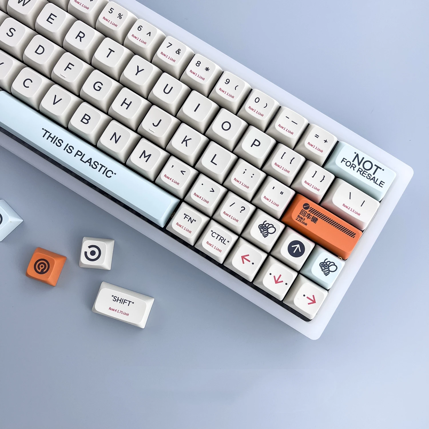 128 Keys Gmk Plastics Keycaps Xda Profile Pbt Dye Sublimation