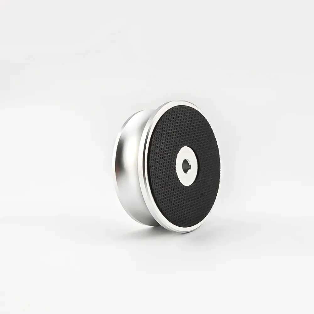 1PCS HIFI Aluminium Metall Schallplatte LP Plattenspieler Zubehör Stabilisator Disc Ausgewogene Klemme für Plattenspieler Schwarz und Splitter – Detail 9