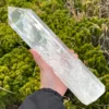 Natural Large Clear Quartz Crystal Points Reiki Tower Wand Healing Home Decoration 3