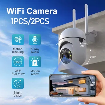 1PCS/2PCS 2MP IP Camera Smart Home Video Surveillance System Support Two Way Audio Motion Detection Alarm Notification Push 1