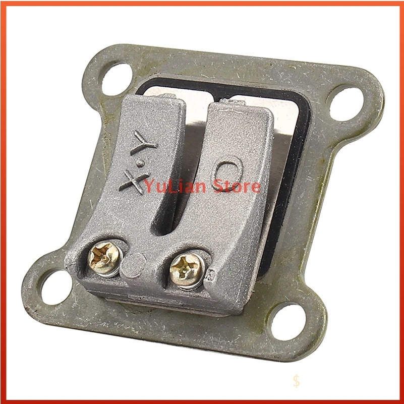 40-6 Reed Valve Block Plate Per 2 Tempi 47Cc 49Cc Mini Moto Atv Quad Dirt Pocket Bike Go Kart Motorcycle