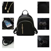 Femmes multi-fonction mode fille Oxford sac à dos voyage mignon Mini sac à dos hommes sac à bandoulière noir sac à main chaud 2