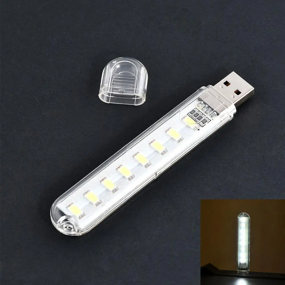 Mini USB LED Light Pocket Card Lamp Mobile Power Camping Laptop New 