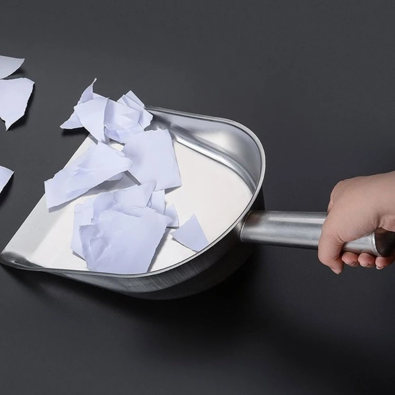 Dustpan Cleaning Tool Mini Dustpan, Stainless Steel Countertop Table Dustpan Cleaning Shovel Metal Coal Shovel Dustpan 5