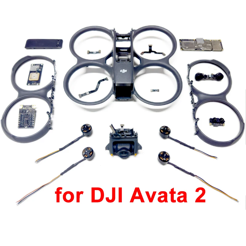 Original Avata 2 Round Shell Propellers Guard Shells Bottom Cover Propeller Motor Gimbal Camera Line ESC for DJI