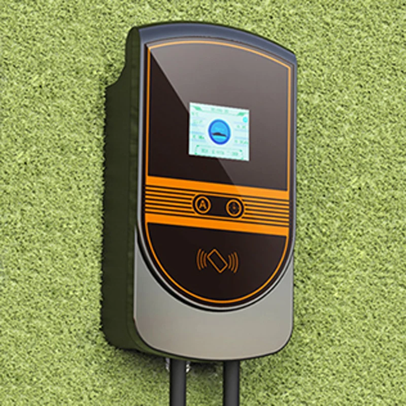 7KW/11KW Wall-mounted Electric Vehicle Charging Pile 8A/10A/16A/32A European Standard Charging Pile AC Fast Charging Car Charger
