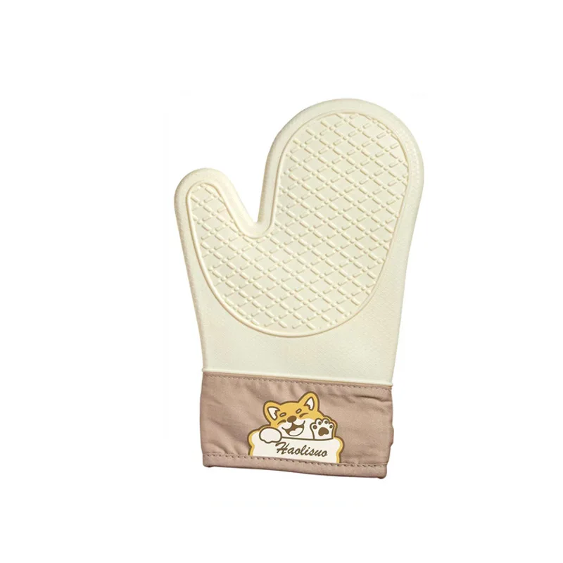 Silicone Heat Resistant Oven Gloves Heavy Duty Non-Slip Baking Mitts Microwave & Kitchen Safe High Temp Burn Protection for Cooking