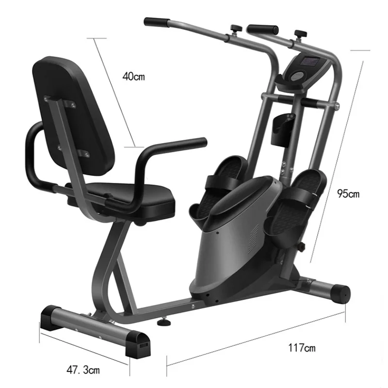 MIYAUP Electric Remote Control Horizontal Four Limb Linkage Training Bicycle For Middle-aged And Elderly People