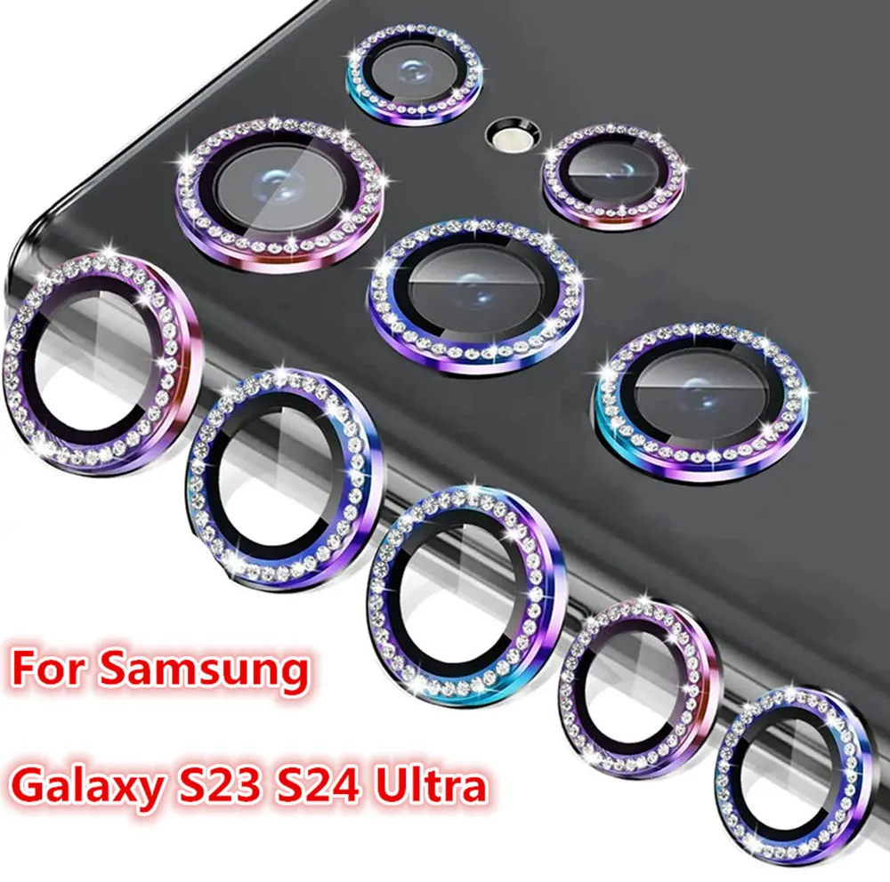 Cool Diamond Glass Drop-Proof Phone Camera Protective Case