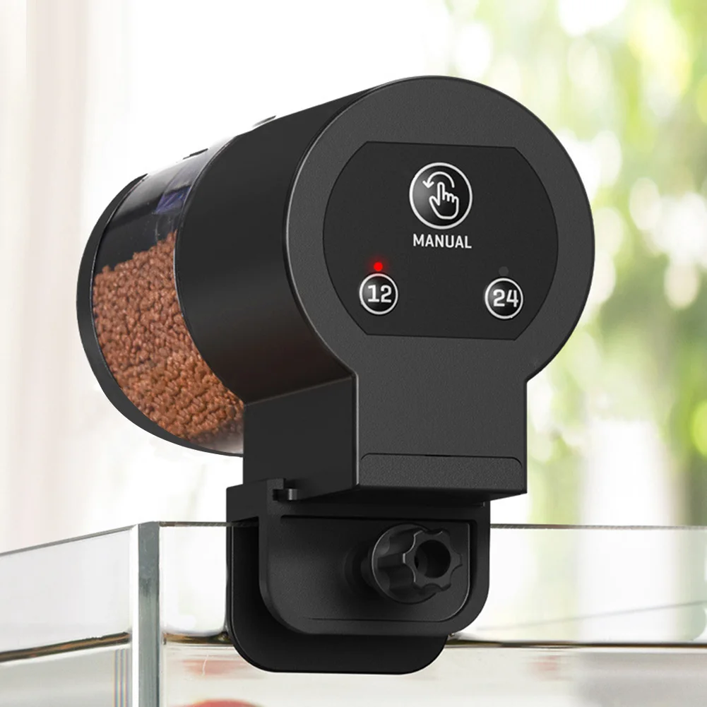 Automatic Fish Tank Feeder Large Capacity Timer Fish Food Dispenser 100Ml Aquarium Goldfish Feeder for Goldfish/Koi/Turtle