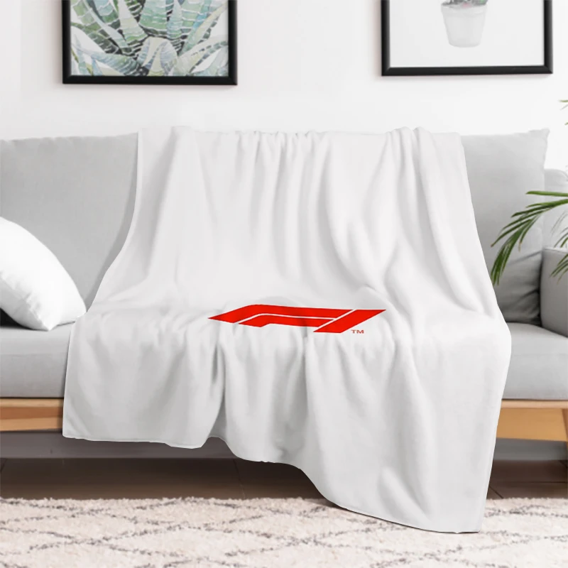 F1 Formula LOGO blanket Lightweight Flannel Throw for Sofa, Bed, Travel, Camping, Livingroom, blankets for bed 3