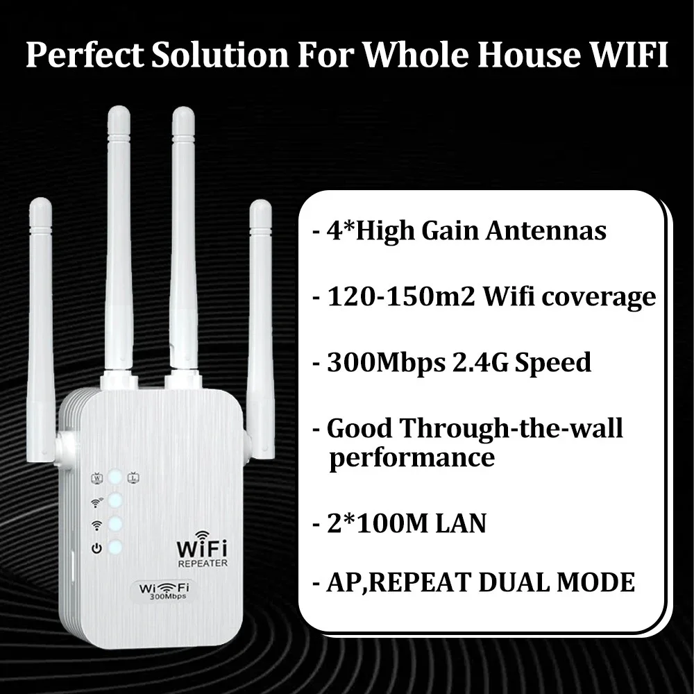 Plc Wifi Repetidor WiFi 1200Mbps Doble Banda 2025 Amplificador
