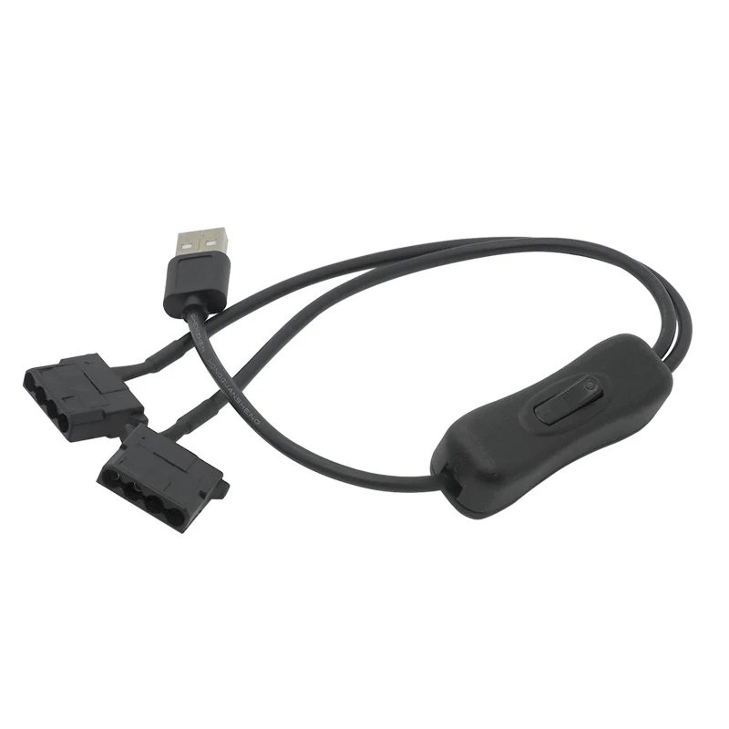 Cavo Adattatore USB A 4 Pin Per Ventola PC – 30 Cm, Alimentazione 5V Da Porta USB - 2