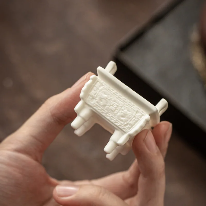 Incense holder ceramic tripod incense burner for home use, Zen tea ceremony for Buddha incense holder incense burner