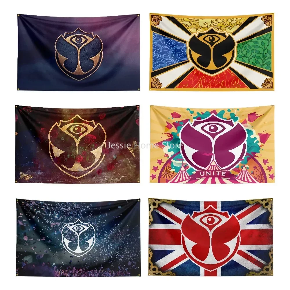 

Tomorrowland Festival Flag Polyester Digital Printing Electronic Music Banner