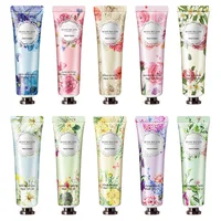 10pcs Fruity Flowery Hand Cream Moisturizing Nourishing Anti Chap Repairing Hands Care Beauty Skincare Hand Creams Sets 6