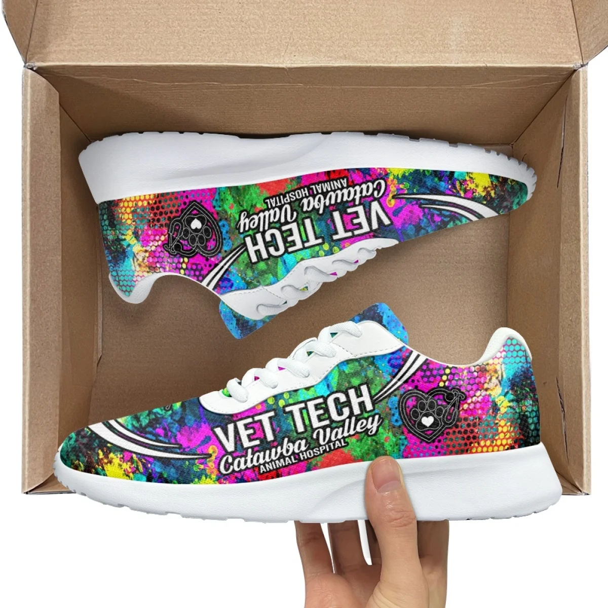 Vet Technology Pattern Women Training Jogging Shoes Cozy Soft Sneaker Durable Gym Teen Sneakers Print On Demand tenis masculino