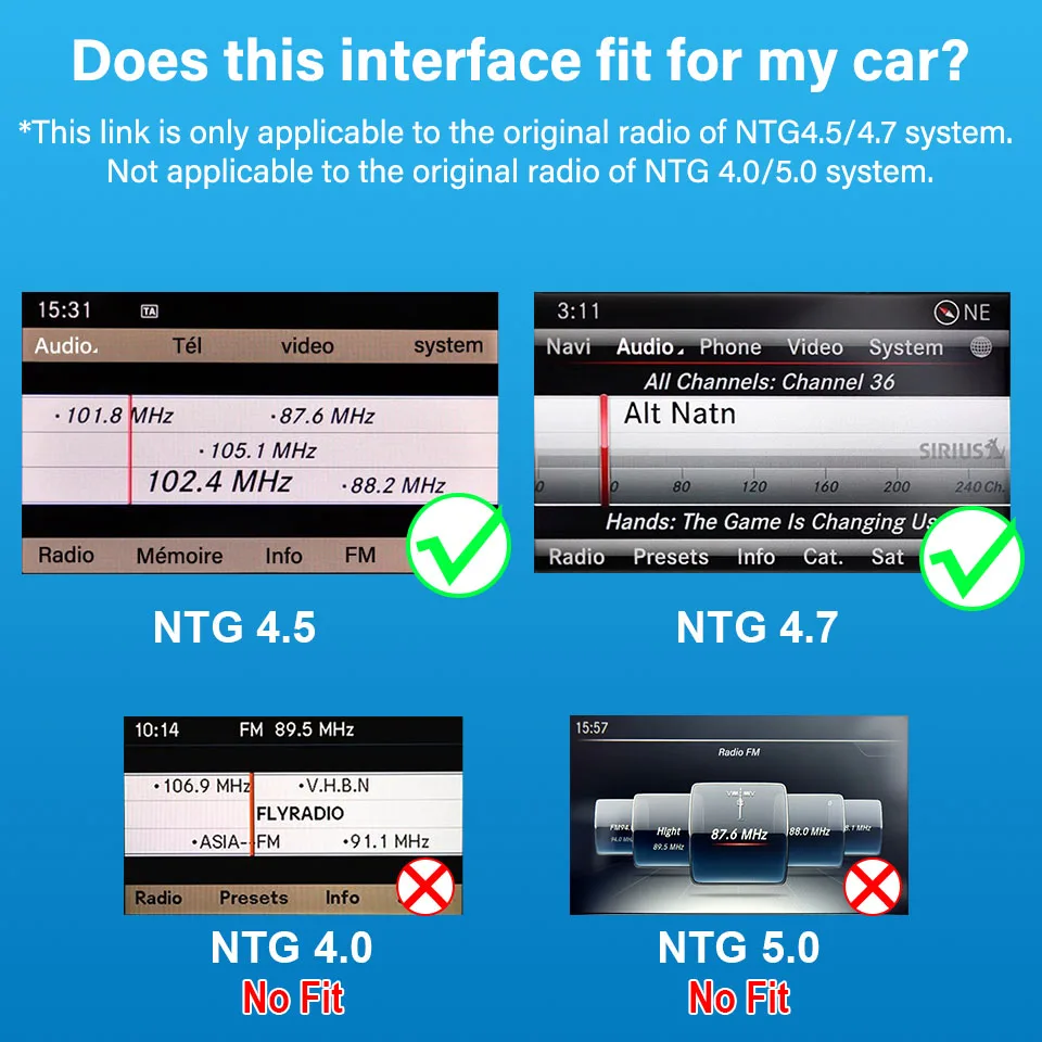   ī÷ , ޸  NTG4.5 4.7 SLK GLK ML GLA CLA GLE A B C E Ŭ W204 W212