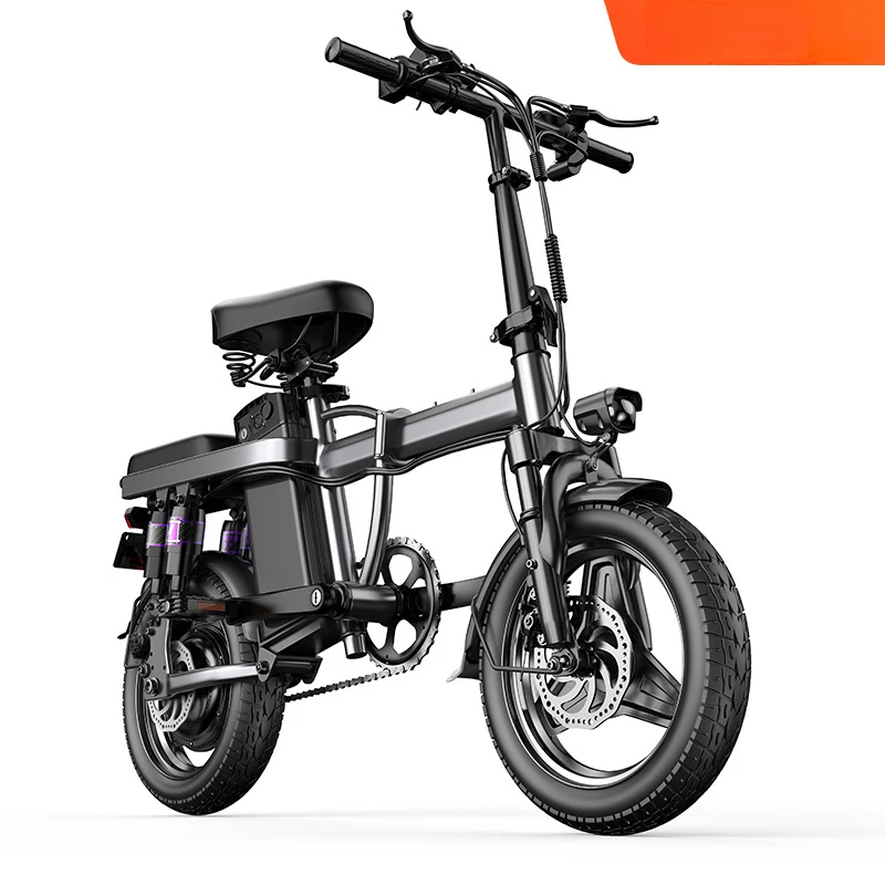 

urban commuting aluminum alloy folding electric bicycle substitute for adult commuting lithium battery ultra-light battery car