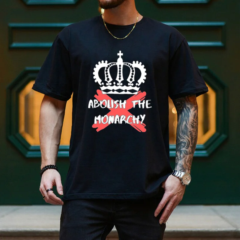 Nel Mio Paese Non Il Mio Re Charles Iii T-Shirt Abolisce La Cee Donna Uomo T-Shirt Stampata Scozia Classic Short-Sleev Tops