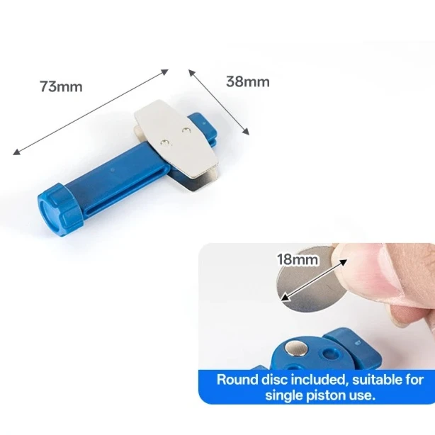 Durable Steel Bicycle Brake Pad Spreader Tool 360° Rotatable Bike Oil Disc Piston Reset Hydraulic Brake Caliper Piston Extension